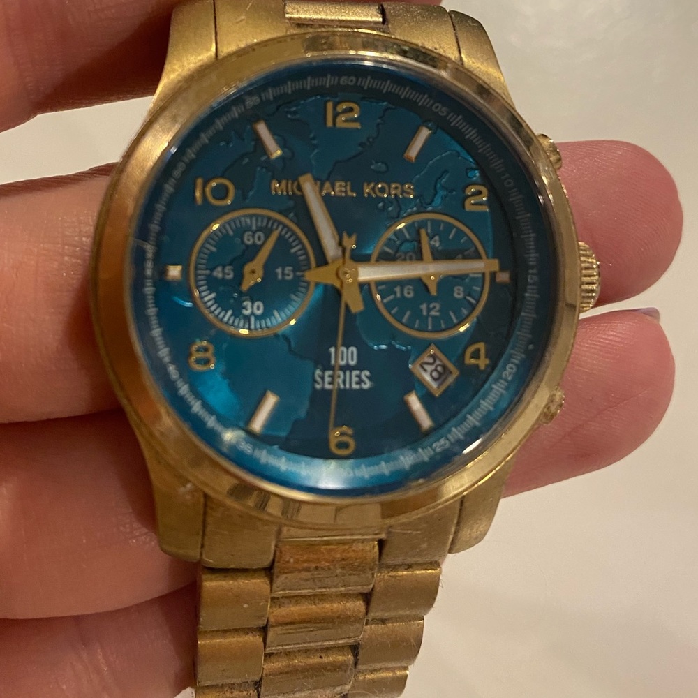 Michael Kors Map of the World Watch